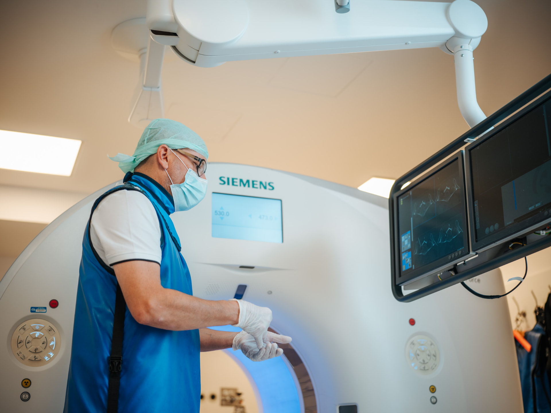 Siemens SOMATOM Force CT während einer Untersuchung